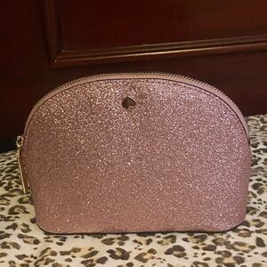 Kate Spade Glitter cosmetic pouch